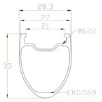 Road Bike Rims Outer Width 28mm