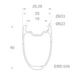 Road Bike Rims Outer Width 26mm