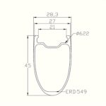Road Bike Rims Outer Width 28mm
