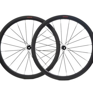 Carbon Spoke wheelset (1050g) Road Bike Disc Brake Center-lock Ultra-light Wheelset Rim Depth: 40mm Internal Width: 21mm【RW-Aero 40】