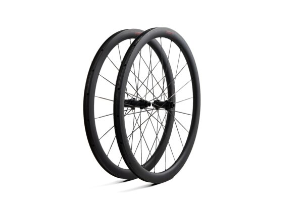 Carbon Spoke wheelset (1050g) Road Bike Disc Brake Center-lock Ultra-light Wheelset Rim Depth: 40mm Internal Width: 21mm【RW-Aero 40】