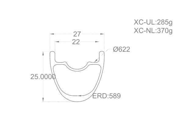MTB (XC) Ultra Light Rims 29ER