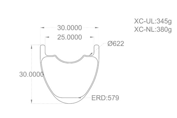 MTB (XC) Ultra Light Rims 29ER